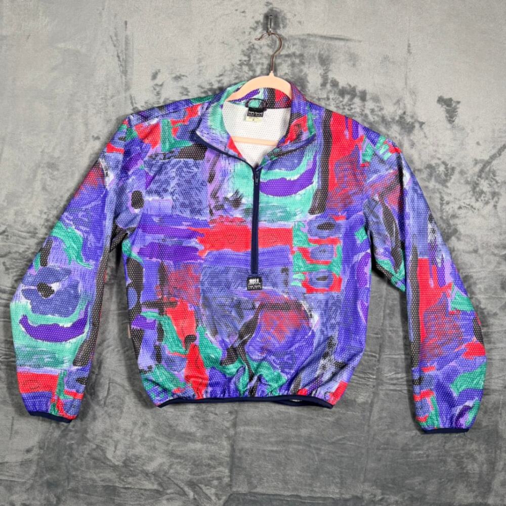 Frank Shorter Sports Multicolor‎ Pullover Jacket Size Small Polyester 5 GORETEX
